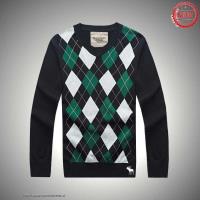 heren abercrombie and fitch v-hals truien pattern groen wit zwart Roze Original 1ego8800